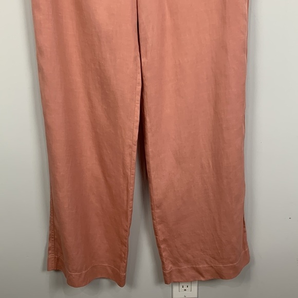 Tularosa High Waisted Linen Blend Wide Leg Pants - Picture 5 of 11